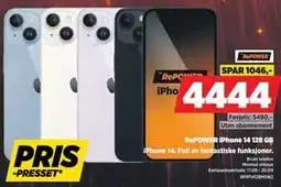 POWER RePOWER iPhone 14 128 GB tilbud