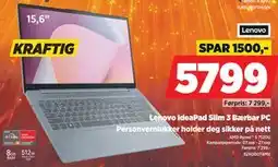 POWER Lenovo IdeaPad Slim 3 Bærbar PC tilbud