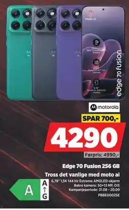POWER motorola Edge 70 Fusion 256 GB tilbud