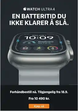 POWER Apple Watch Ultra 4 tilbud