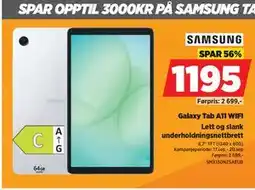 POWER Galaxy Tab A11 WIFI tilbud
