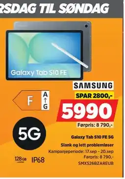 POWER Galaxy Tab S10 FE 5G tilbud