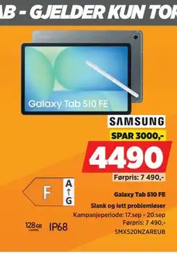 POWER Galaxy Tab S10 FE tilbud