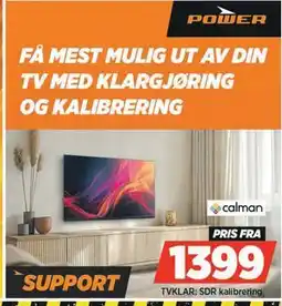 POWER FÅ MEST MULIG UT AV DIN TV MED KLARGJØRING OG KALIBRERING tilbud