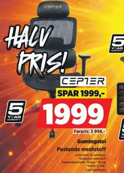 POWER Gamingstol tilbud