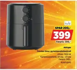 POWER kulz Airfryer tilbud