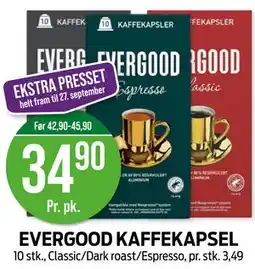 Kiwi EVERGOOD KAFFEKAPSEL tilbud