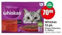 Spar Whiskas 12-pk tilbud