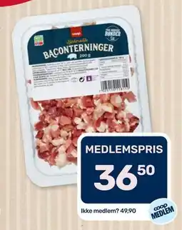Matkroken Coop Bøkerøkte baconterninger tilbud
