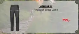 Sport 1 Jotunheim ringsskar bukse dame tilbud