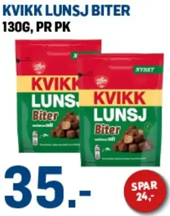 Price Lagerbutikk Kvikk lunsj biter tilbud