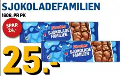 Price Lagerbutikk Stratos sjokoladefamilien tilbud