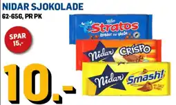 Price Lagerbutikk Nidar sjokolade tilbud