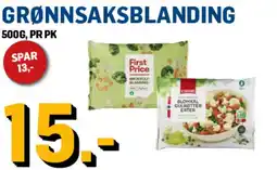 Price Lagerbutikk First Price Grønnsaksblanding tilbud
