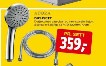 jem & fix Dusjsett tilbud