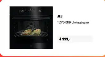 AEG TU5PB40NSK, Innbyggingsovn