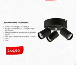 Clas Ohlson Northlight Theo takspotlight tilbud