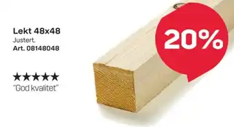Byggmax Lekt 48x48 tilbud