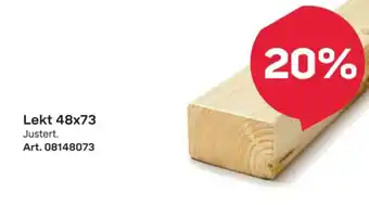 Byggmax Lekt 48x73 tilbud
