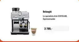 Skousen Delonghi La specialista Arte EC9155.MB Espressomaskin tilbud