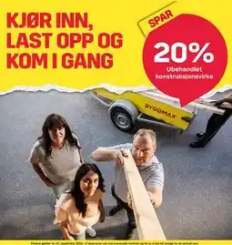 Byggmax Ubehandlet konstruksjonsvirke tilbud