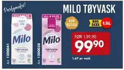 Sparkjøp MILO TØYVASK tilbud