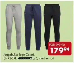 Sparkjøp Joggebukse logo Caseri tilbud