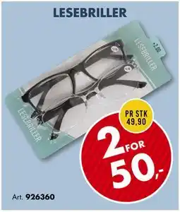 Sparkjøp LESEBRILLER tilbud