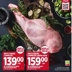 Meny Årets ferske lammelår tilbud