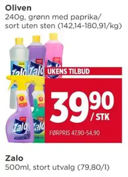Meny Zalo tilbud