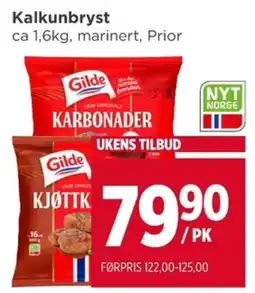 Meny Gilde karbonader tilbud