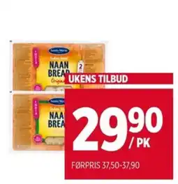 Meny Santa Maria Naan Bread tilbud