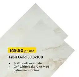 Right Price Tiles Tabit Gold tilbud