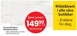 Right Price Tiles Carrara Polished tilbud