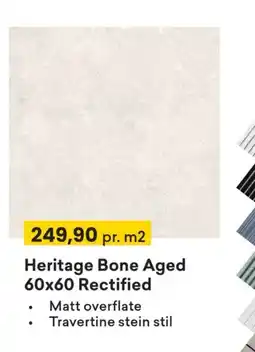 Right Price Tiles Heritage Bone Aged tilbud
