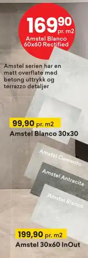 Right Price Tiles Amstel Blanco 30x30 Rectified tilbud