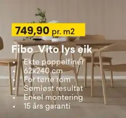 Right Price Tiles Fibo Vito lys eik tilbud