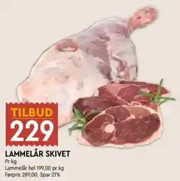 Coop Mega Lammelår skivet tilbud