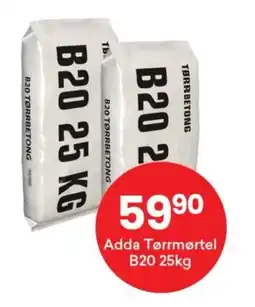 Right Price Tiles Adda Tørrmørtel B20 tilbud