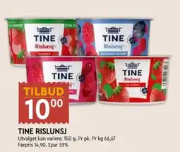 Coop Mega Tine Rislunsj tilbud