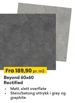 Right Price Tiles Beyond 60x60 Rectified tilbud
