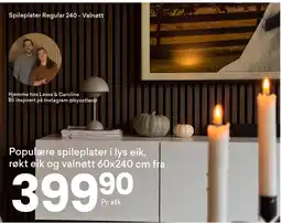 Right Price Tiles Spileplater Regular 240 - Valnøtt tilbud