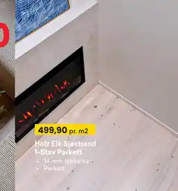Right Price Tiles Holz Eik Sjøstrand 1-Stav Parkett tilbud