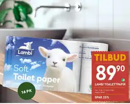 Coop Mega Lambi toilet paper tilbud