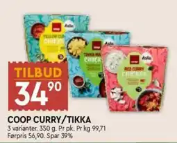 Coop Mega Coop curry/tikka tilbud
