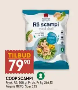 Coop Mega Coop scampi tilbud