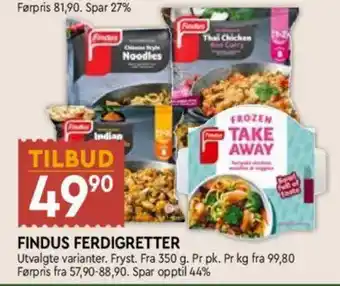 Findus ferdigretter