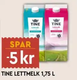 Coop Mega Tine Lettmelk tilbud