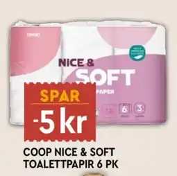 Coop Mega Coop nice & soft toalettpapir tilbud