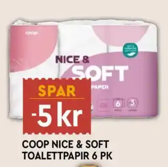 Coop Mega Coop nice & soft toalettpapir tilbud